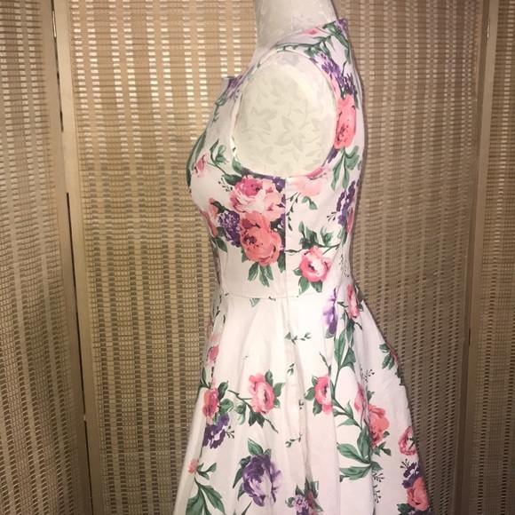 Grace Karin white and multicolored floral dress - Picture 3 of 9